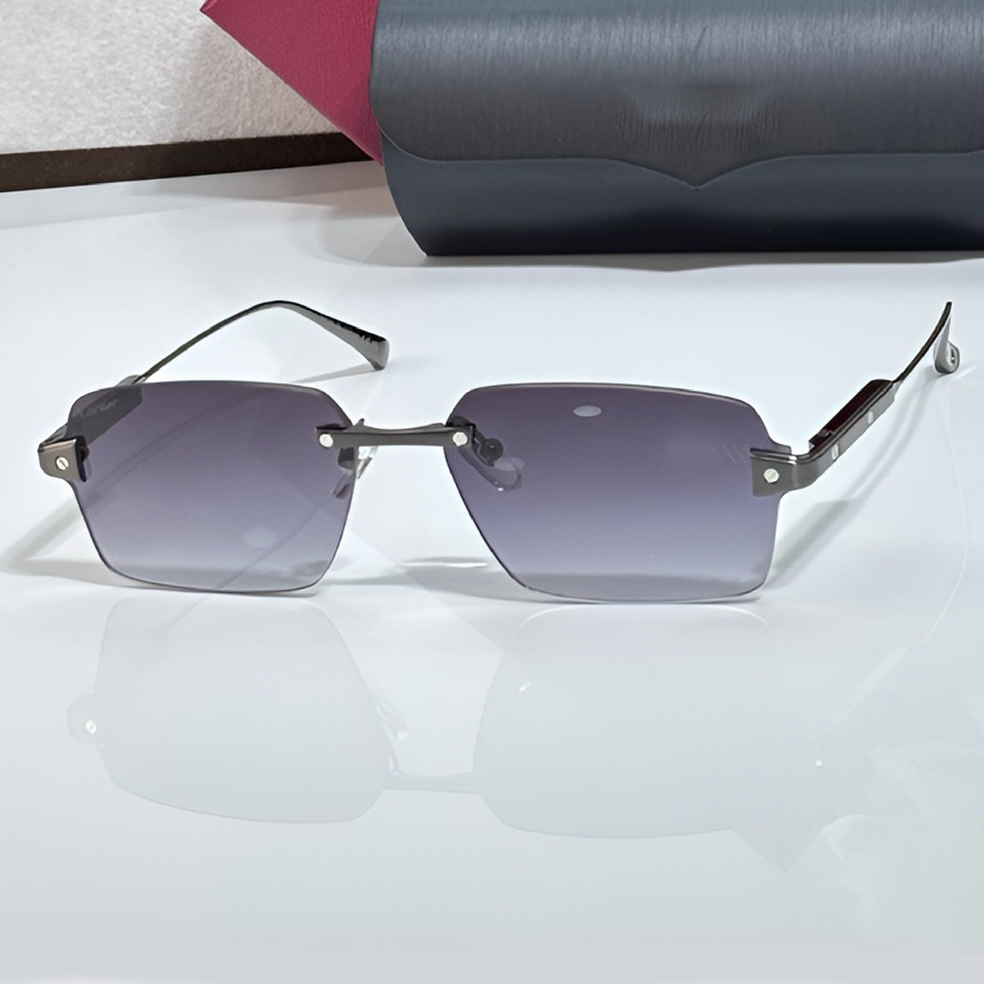 Big C Wires, purple gradient lenses, Cartier eyewear