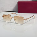 Panther Glasses, brown gradient lenses, Cartier eyewear
