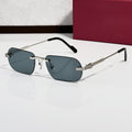 Big C Wires, solid blue lenses, Cartier eyewear
