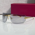 Panther Glasses, light grey gradient lenses, Cartier eyewear