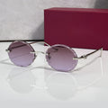 Panther Glasses, pink gradient lenses, Cartier eyewear