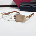 Panther Glasses, clear lenses, Cartier eyewear